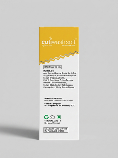 CutiWash Soft Foaming Face Wash