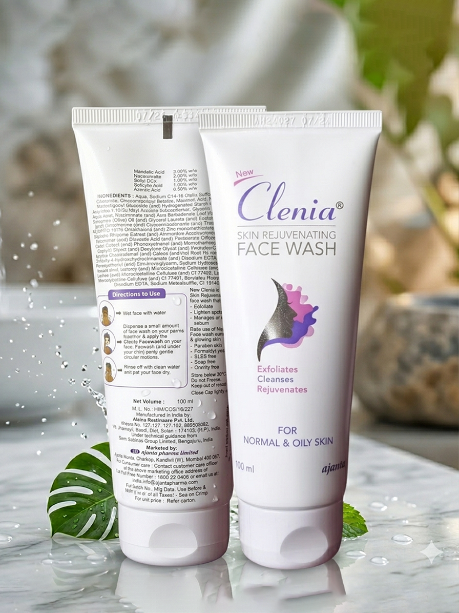 Clenia Skin Rejuvenating Face Wash (Clenia Type)