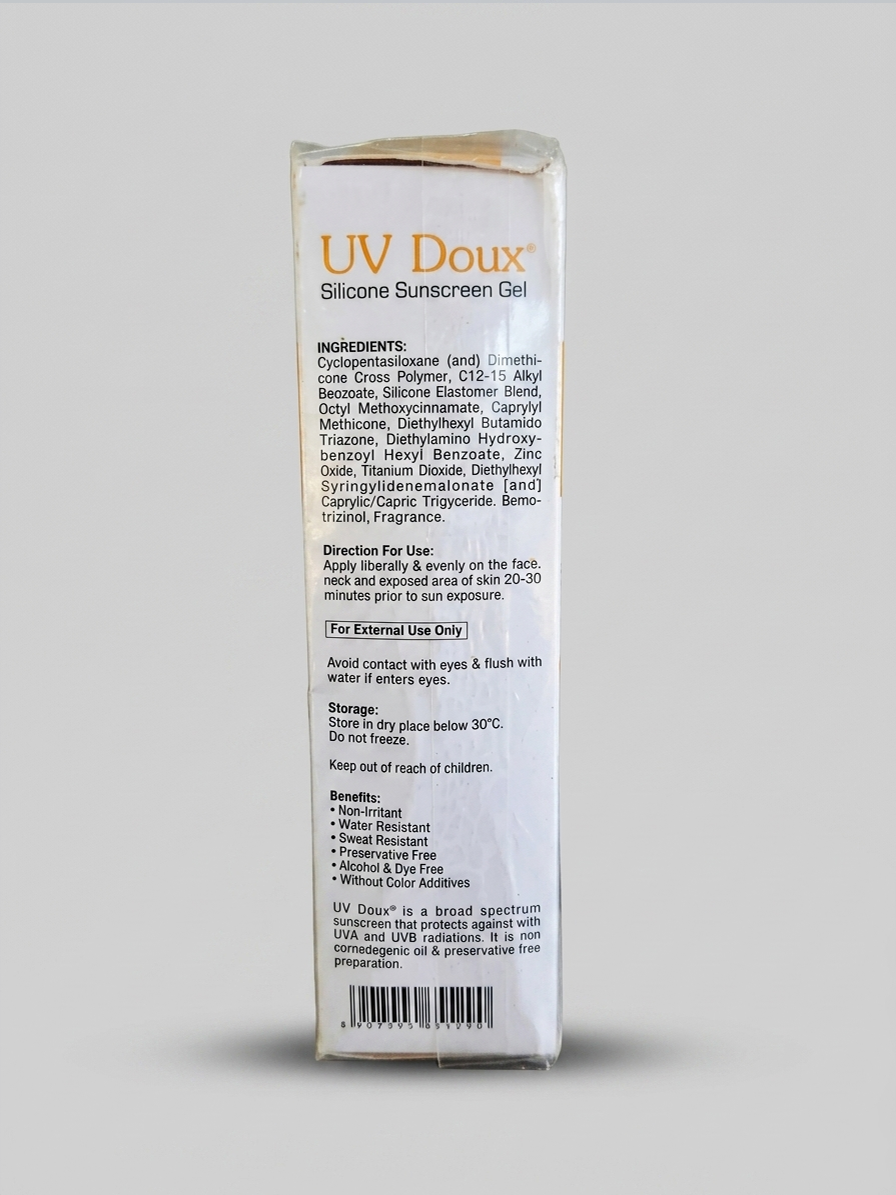 UV Doux Silicone Sunscreen Gel SPF 50